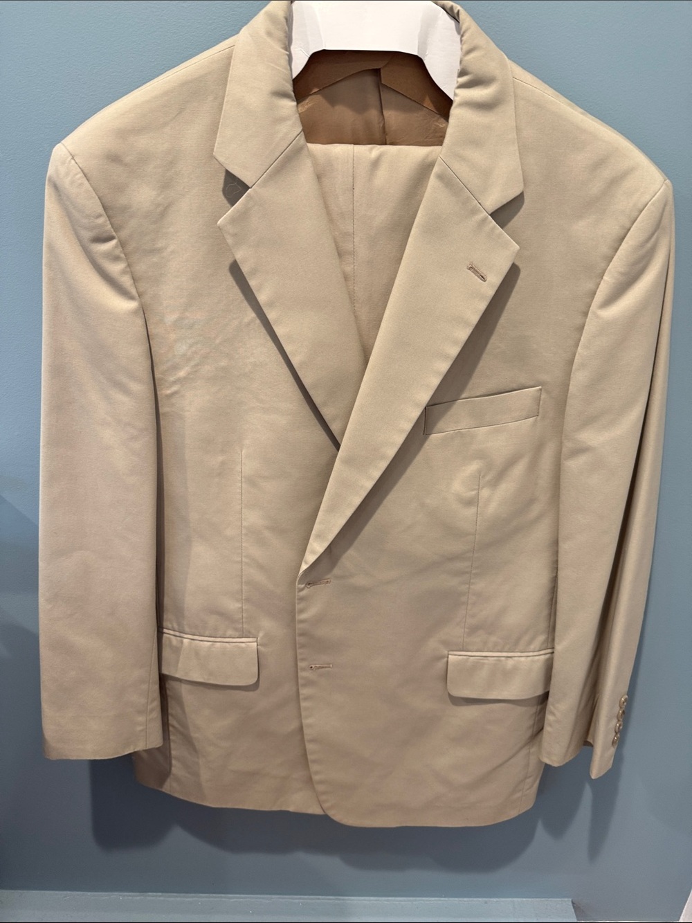 Brooks Brothers Beige Two-Button Men's Blazer and pants